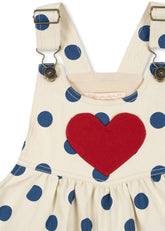 Sukienka Nola Spencer GOTS - Blue Dot - L’enfant