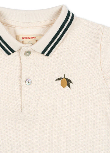 Polo Florian - Antique White - blue