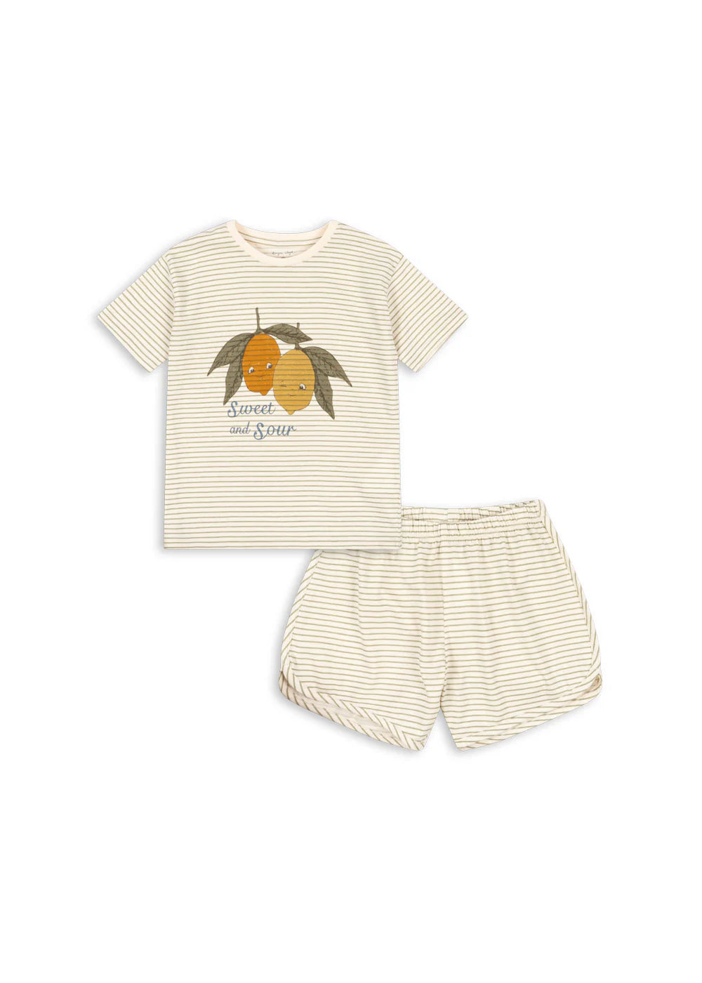 Zestaw koszulka i szorty - Famo Tea Stripe