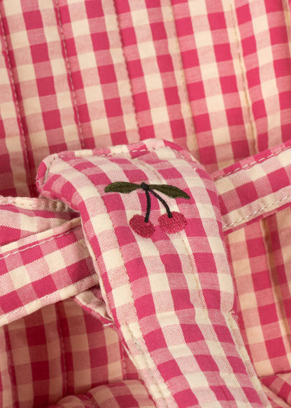 Wózek spacerówka dla lalek - Bubblegum Check