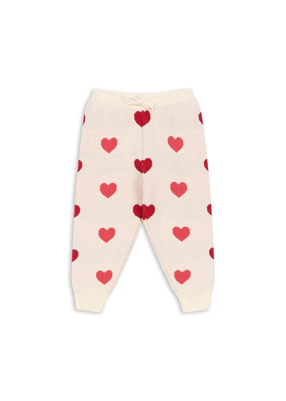 Spodnie dzianinowe Lapis - coeur coloré duo pink