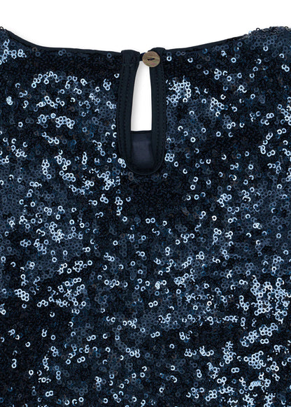 Sukienka Ballerina glitter - dark navy