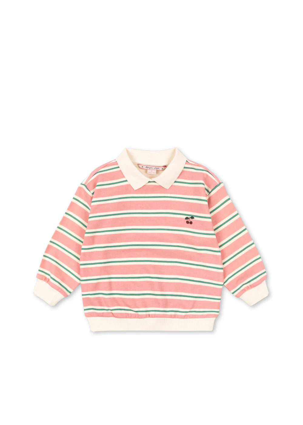 Bluza Spotty Polo - blush bound stripe