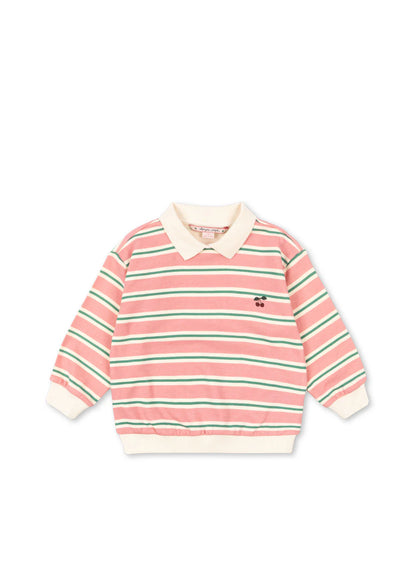 Bluza Spotty Polo - blush bound stripe
