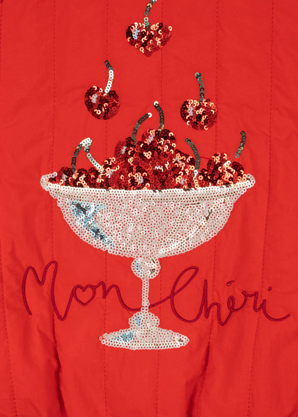 Bomberka Juno Sequin - Fiery Red