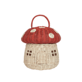 Rattanowy domek grzybek - Red - L’enfant