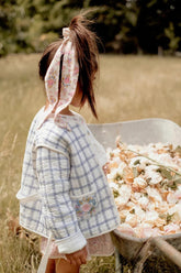 Gumka scrunchie Akimmi - Cream Bucolia Fields - L’enfant