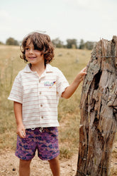 Szorty Aliki - Purple Pastoral Fields - L’enfant