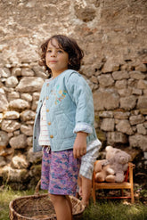 Szorty Aliki - Purple Pastoral Fields - L’enfant