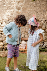 Szorty Aliki - Purple Pastoral Fields - L’enfant
