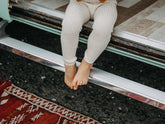 Legginsy z bawełny organicznej Hippy - Cream Blend - L’enfant