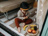 Legginsy z bawełny organicznej Hippy - Cinnamon - L’enfant