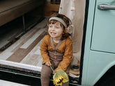 Legginsy z bawełny organicznej Hippy - Cocoa Blend - L’enfant