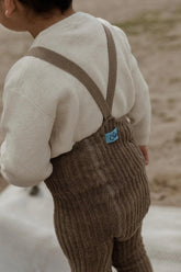 Rajstopy Granny Teddy - Oyster Grey - L’enfant