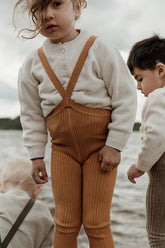 Rajstopy z bawełny organiczne Hippy - Amber - L’enfant