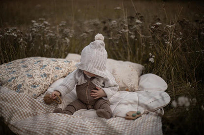Rajstopy z bawełny organiczne Hippy - Cocoa Blend - L’enfant