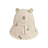 Czapka z uszami dwustronna - Gorm Peach Seashell / Pale tuscany - L’enfant