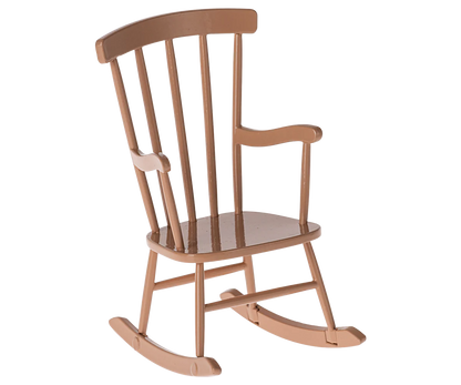 Akcesoria dla lalek - Rocking chair, Mouse - Dark powder