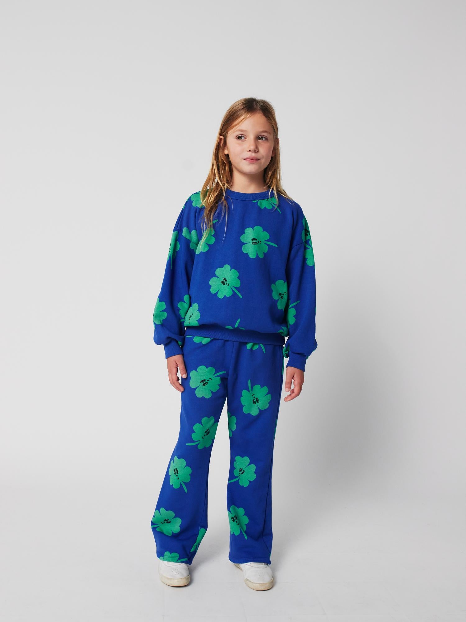 Spodnie Lucky Clover all over flare