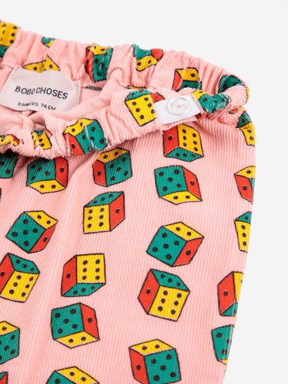 Spodnie niemowlęce Dices all over micro corduroy