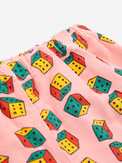 Spodnie niemowlęce Dices all over micro corduroy