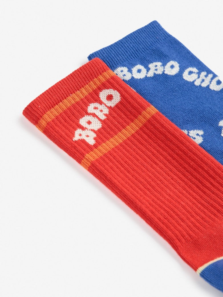 2-pak Skarpet Wavy Bobo Choses long