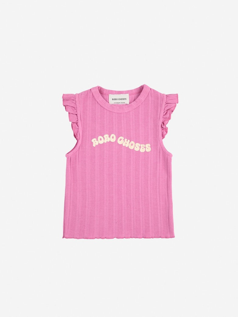 Koszulka na ramiączkach Wavy Bobo Choses ruffled