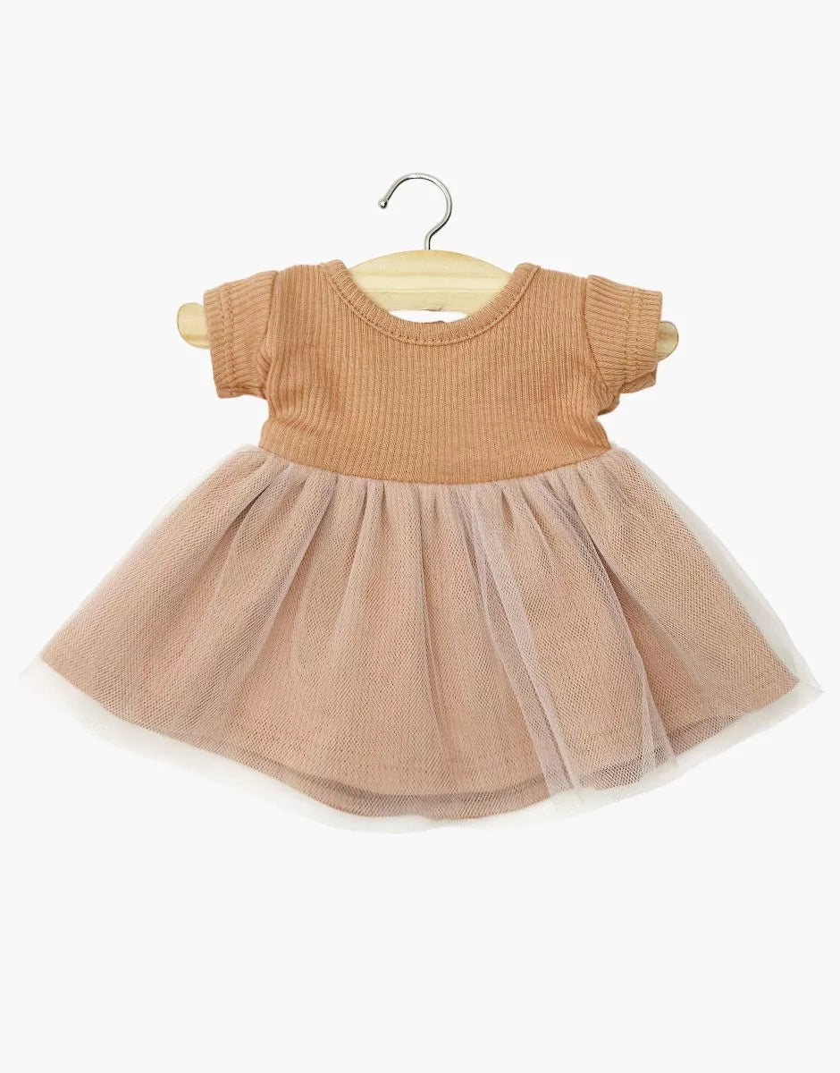 Sukienka dla lalek Gordis - Rosana - Brown Sugar