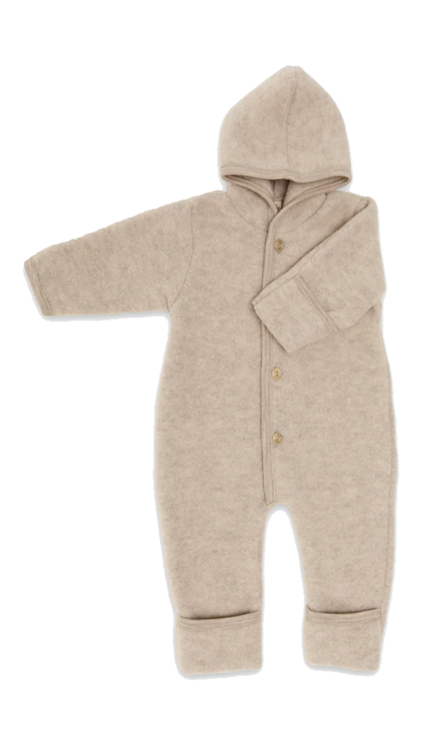 Kombinezon z wełny merino sand