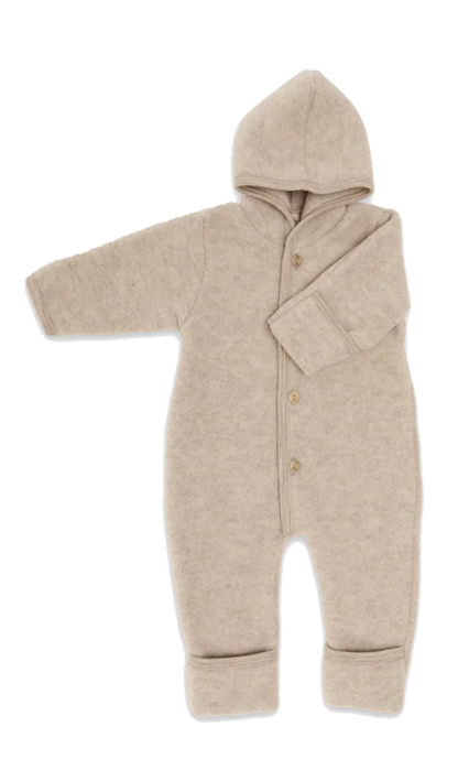 Kombinezon z wełny merino sand