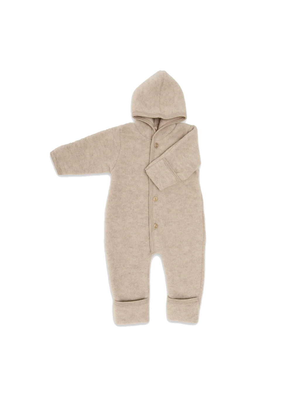 Kombinezon z wełny merino sand