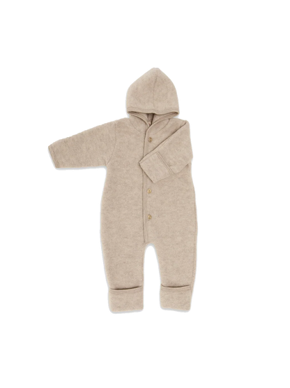 Kombinezon z wełny merino sand