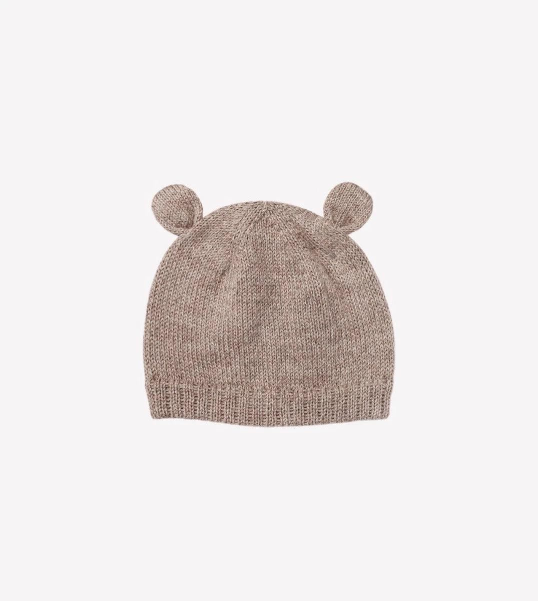 Czapeczka dzianinowa miś - Oat - L’enfant