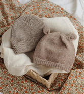 Czapeczka dzianinowa miś - Oat - L’enfant