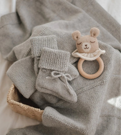 Buciki dzianinowe - Grey