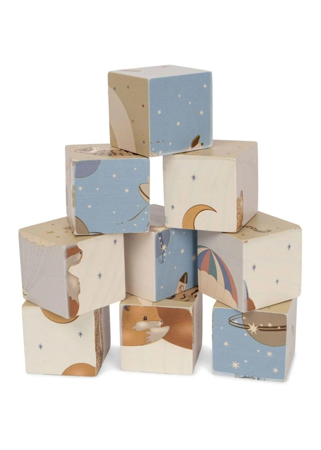 Drewaniane puzzle klocki - L’enfant
