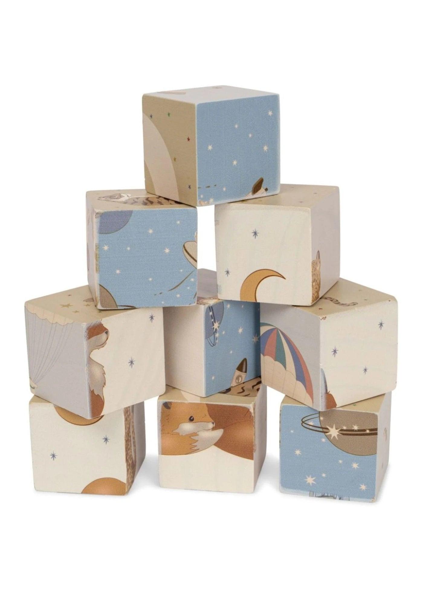 Drewaniane puzzle klocki - L’enfant