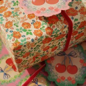 Etykiety prezentowe - Big cherry