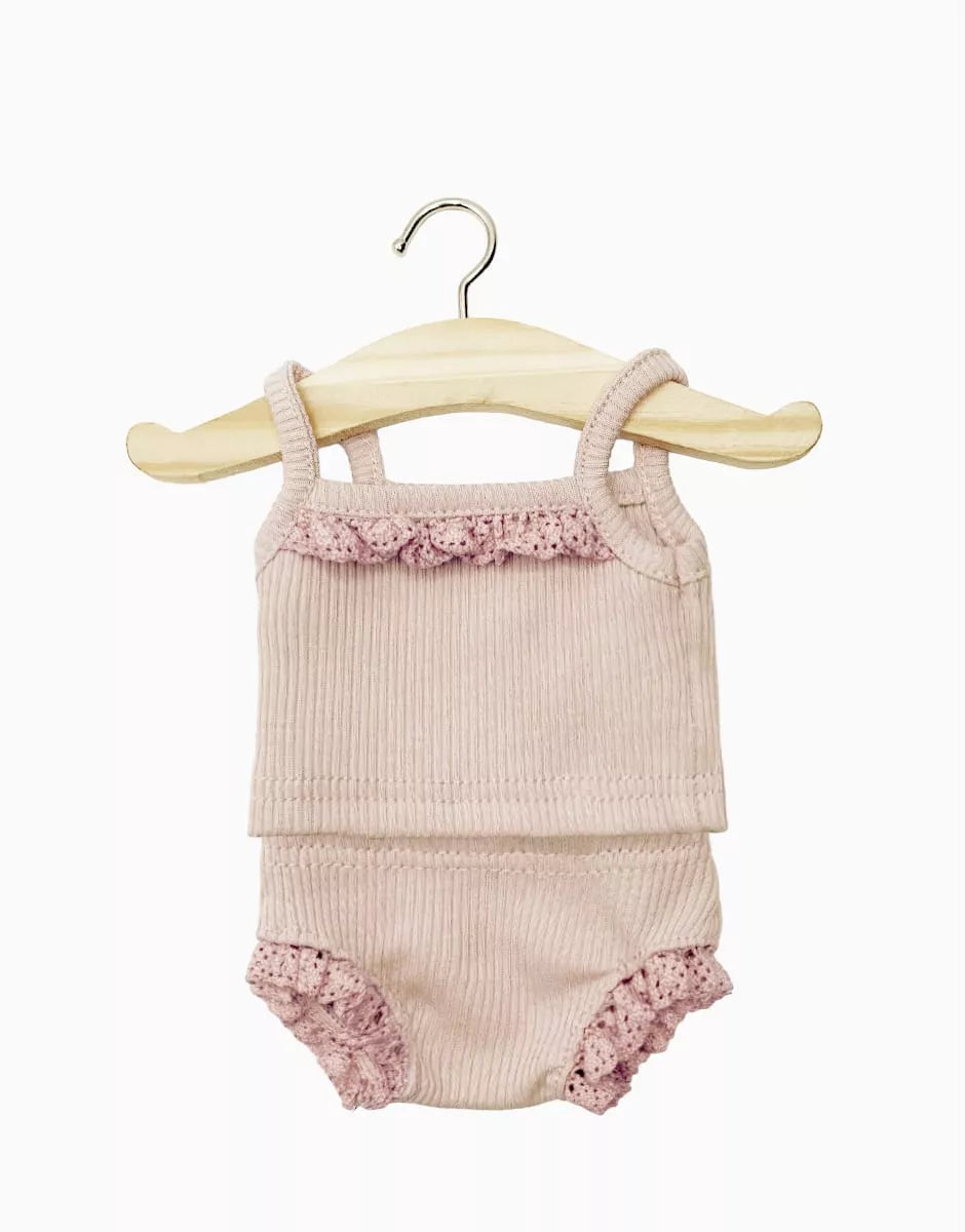 Zestaw bielizny dla lalek Gordis - Petal pink