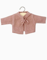 Kardigan dla lalek Alix tea pink knit - L’enfant