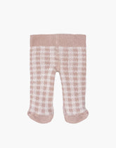 Rajstopy dla lalek Old pink plaid tights - L’enfant