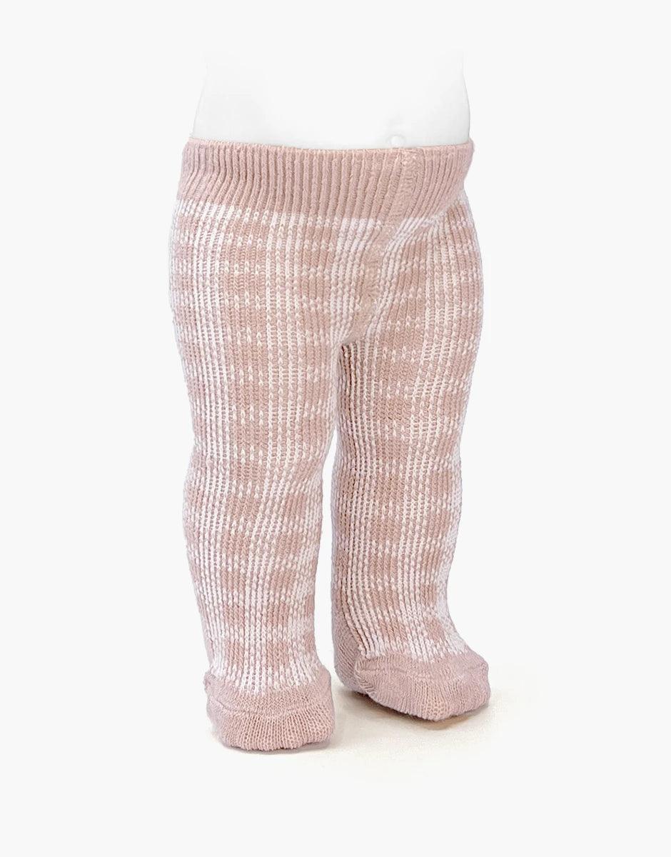 Rajstopy dla lalek Old pink plaid tights - L’enfant