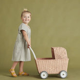 Rattanowy wózek strolley - Rose - L’enfant
