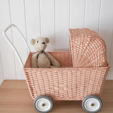 Rattanowy wózek strolley - Rose - L’enfant