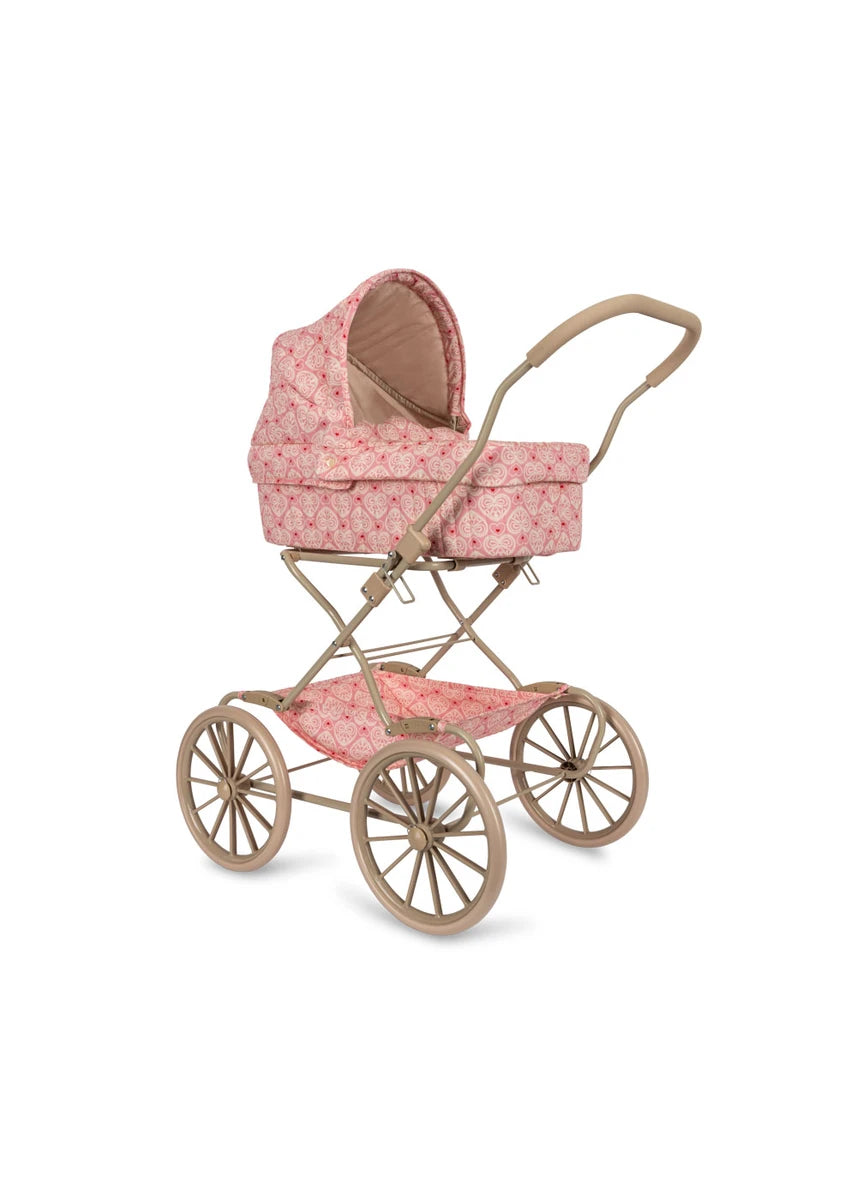 Wózek dla lalek z gondolą - Lacy Pink