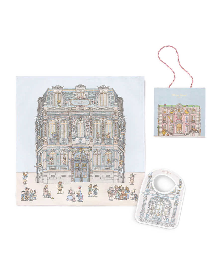 Śliniak Satin Bib - Château Choux