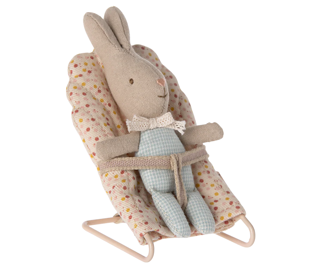 Króliczek - Rabbit, My light blue check