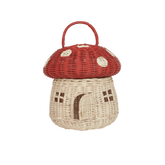 Rattanowy domek grzybek - Red - L’enfant