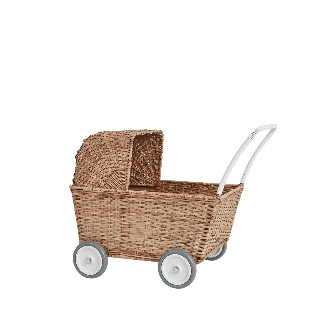 Rattanowy wózek strolley - Natural - L’enfant