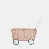 Rattanowy wózek strolley - Rose - L’enfant